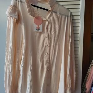 Selkie Victorian Tux Blouse NWT parfait 4x